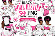 Black Book Besties Clipart Bundle, a Person Illustration by Tanya Kart (Thumbnail 1 of 10)