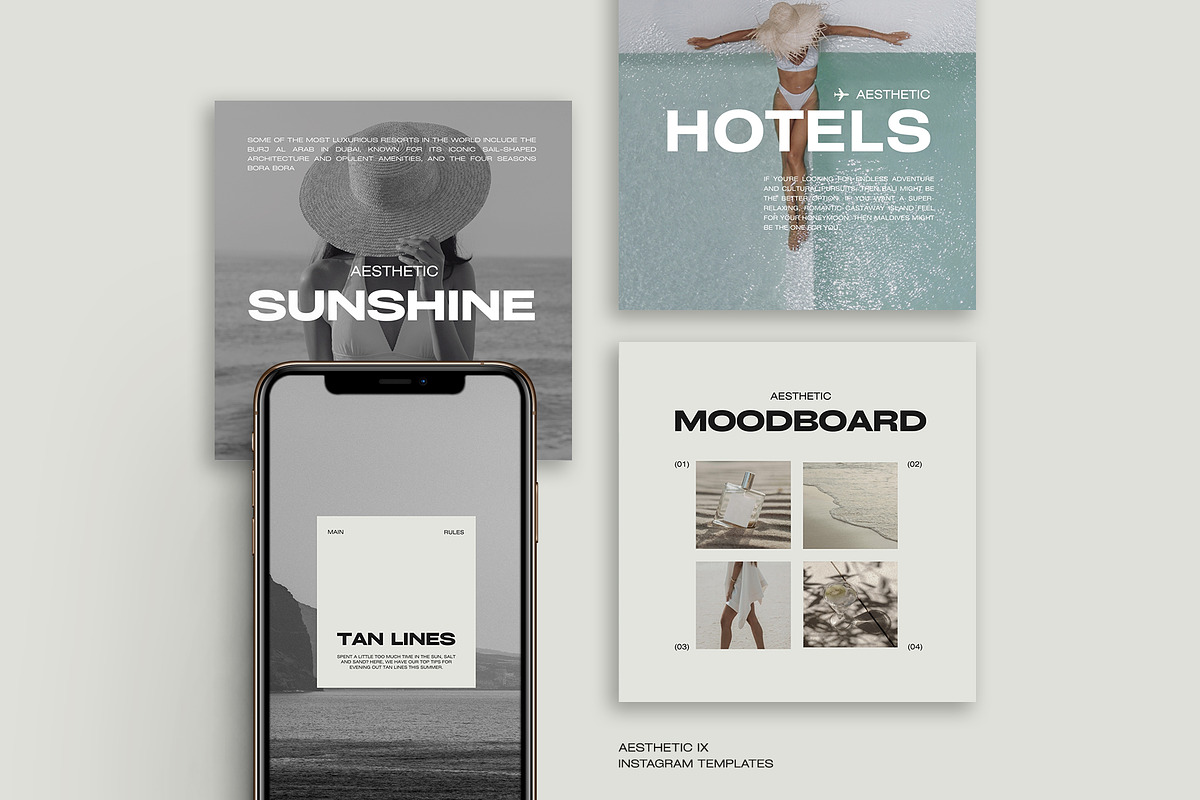500 Instagram Aesthetic Bundle III, a Social Media Template by Instprofi | Studio Estimo (Photo 20 of 45)