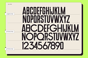 FOUN — Modern Retro Condensed Font, a Sans Serif Font by Fortunes Co (Thumbnail 4 of 11)