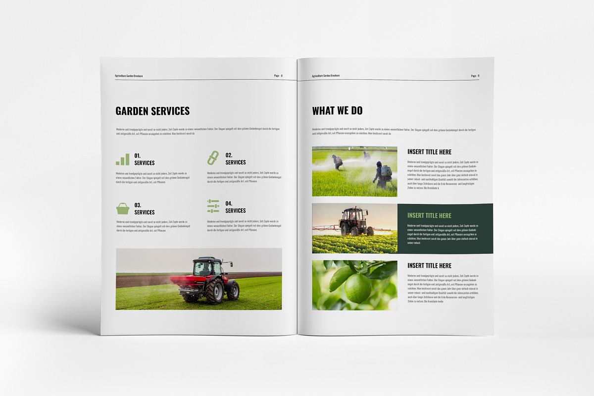 Agriculture Brochure Template ICanva, a Brochure Template by PixWork (Photo 6 of 11)
