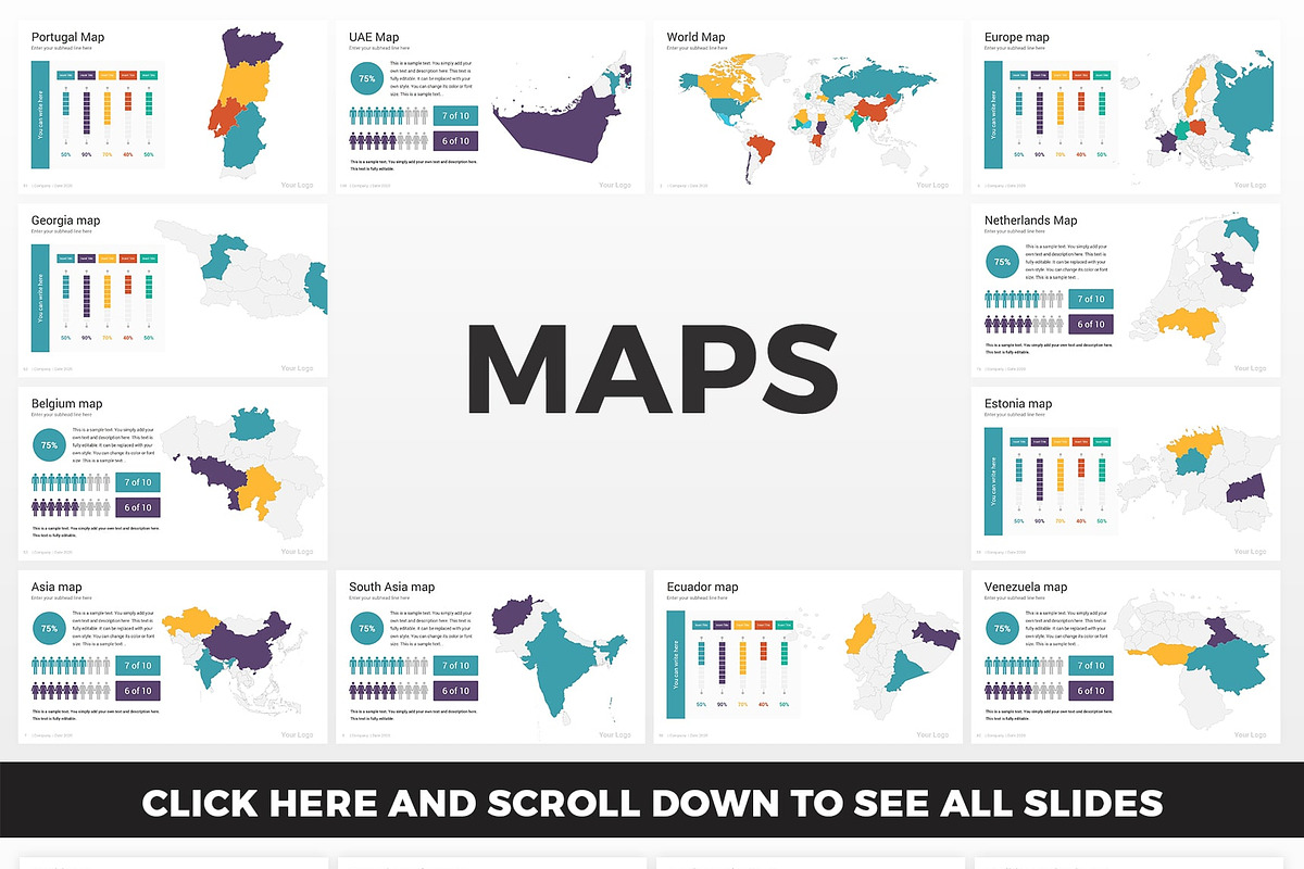 2700 Infographics Templates, a Presentation Template by SlideOne (Photo 32 of 35)