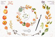 Pumpkin Season Watercolor Collection, an Illustration by Watercolor Nomads (Thumbnail 3 of 6)
