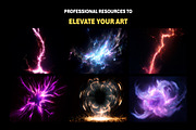 250+ Magic Elements Spell Effects, an Object Graphic by Mikel Blazgad (Thumbnail 4 of 11)