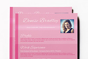 Pinky: Eye Catching CV, a Resume Template by Visual Impact (Thumbnail 1 of 3)
