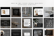 100 Mortgage Broker Posts Black, a Social Media Template by ZoaniDesign (Thumbnail 4 of 10)