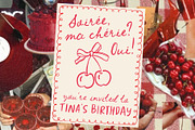 Cherry Cocktail Party Messy Font Duo, a Handwritten Font by Ayya Studio (Thumbnail 2 of 15)