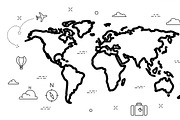 airplane travel silhouettes, an Illustration by Amazin_art (Thumbnail 29 of 31)