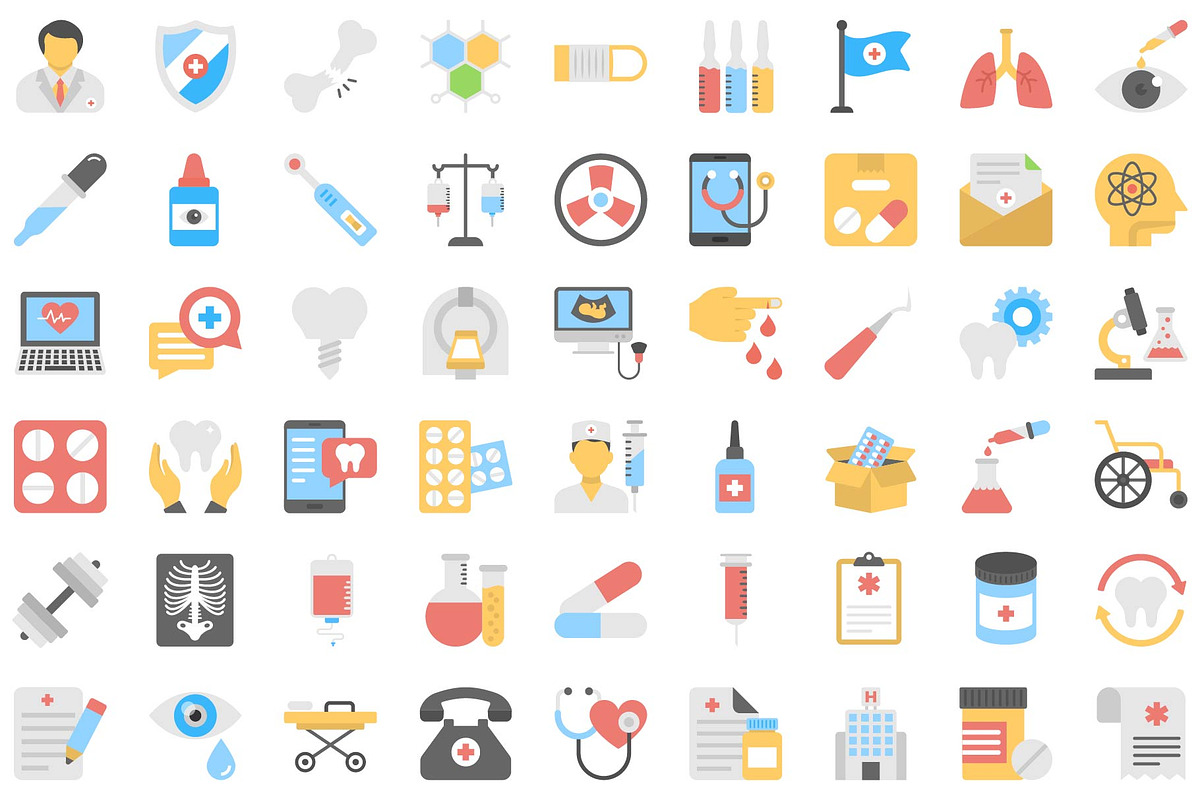 Medical and Health Icon Set., an Icon by Vector Portal (Photo 5 of 6)