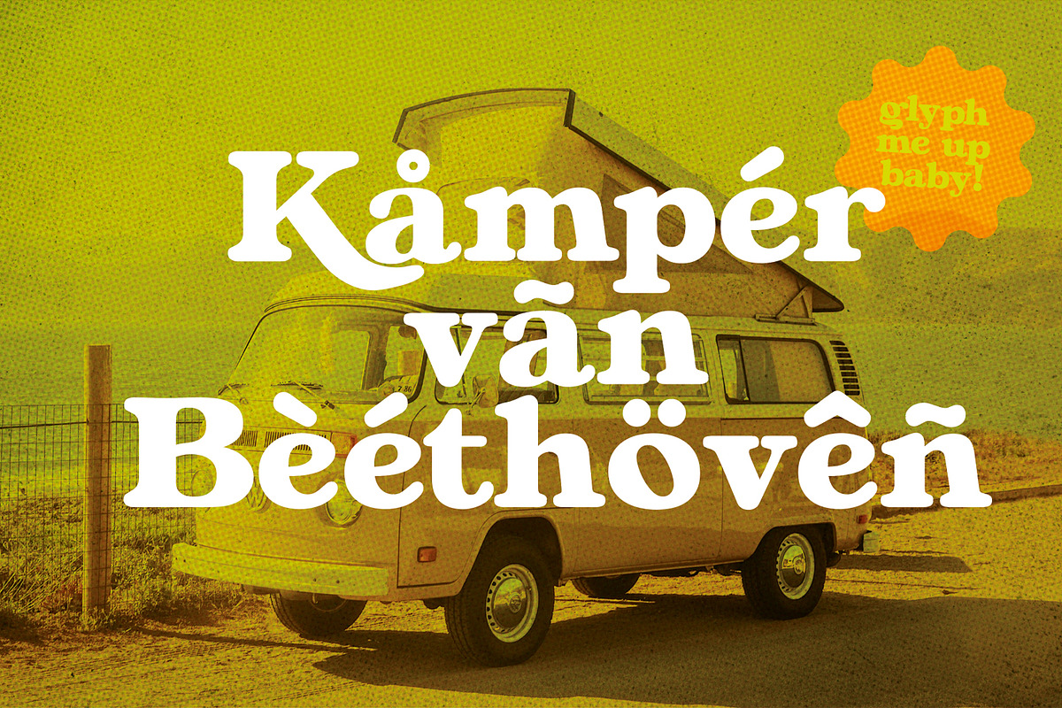Boooji | 70s retro serif, a Serif Font by Drawwwn (Photo 7 of 10)