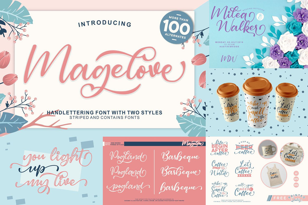 LUXURY & BEAUTY Script Font Bundle, a Script Font by Garisman Std (Photo 15 of 28)