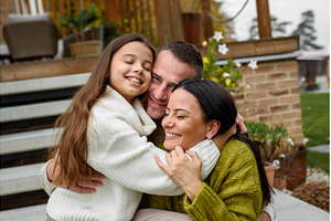 Family portrait of parents with, a Person Photo by HalfPoint