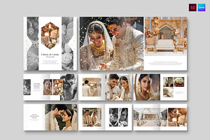 Indian Wedding Photo Album Template, a Brochure Template by BrandPacks