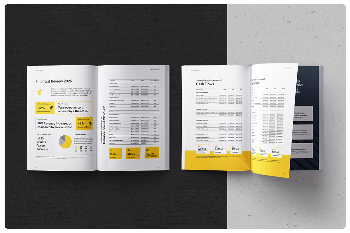 Annual Report, a Brochure Template by StudioGraficso (Photo 3 of 12)