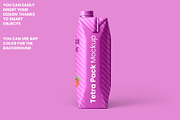 Tetra Pak Prisma Pack Mockup, a Packaging Mockup by Illusiongraphic (Thumbnail 4 of 13)