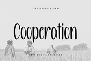 Cooperation, a Handwritten Font by InermediaSTUDIO (Thumbnail 1 of 6)