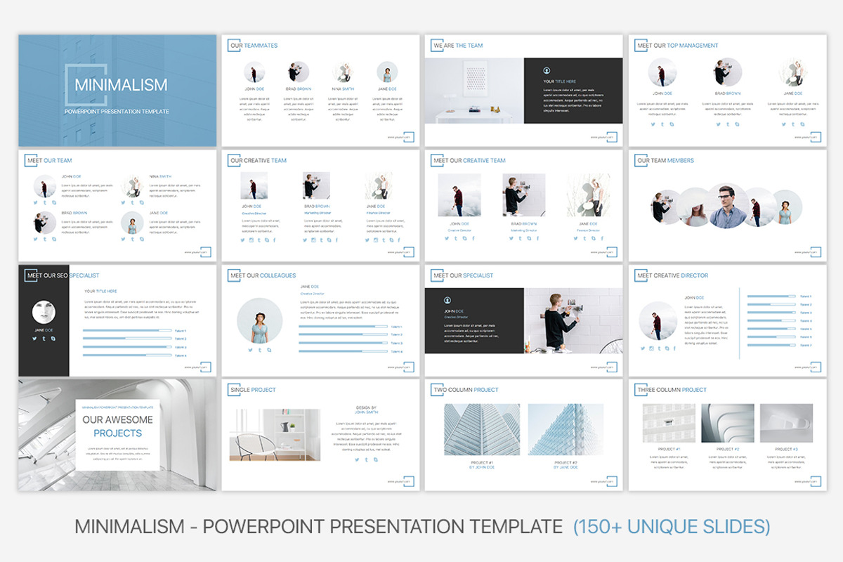 Minimalism - PowerPoint Template, a Presentation Template by Helga_Design (Photo 3 of 13)