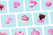 Valentine Sweet Food 3D Icon, an Environmental 3D Model by Lumina_ui_ux202 (Thumbnail 5 of 6)