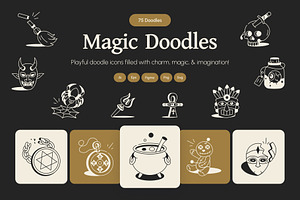 Magic Doodle, an Outline Icon by Vectors Market