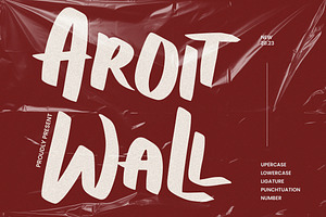 Aroit Wall - Modern Display Font