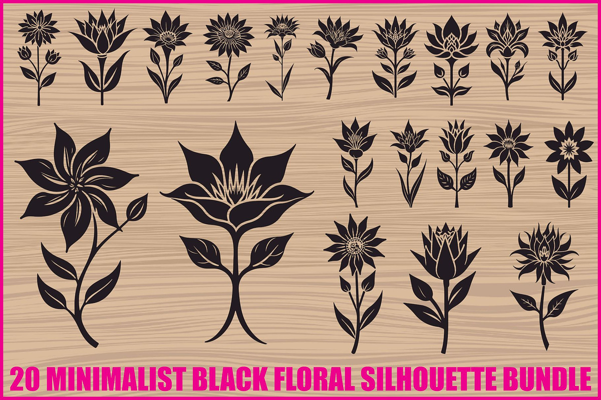 Elegant Floral Bundle, an Illustration by hafijul (Photo 1 of 21)