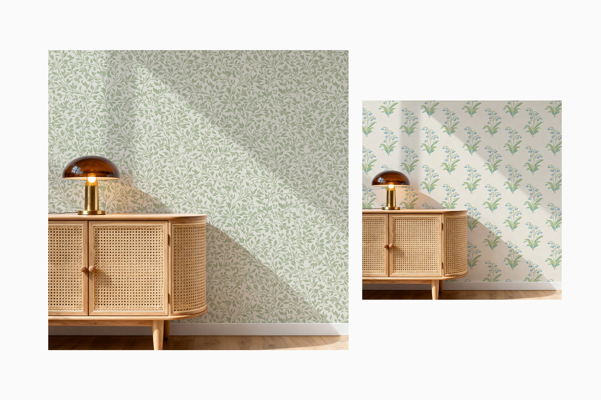 Scandi Wallpaper Mockup For Patterns, a Mockup by First Impression Mockups (Photo 3 of 6)