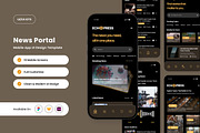 Echopress - News Portal App Design, an App Template by twinstd (Thumbnail 1 of 5)