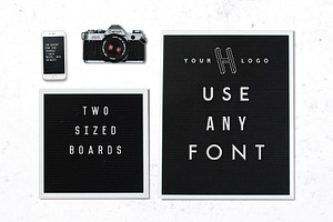 LETTER BOARD MOCKUP SCENE GENERATOR