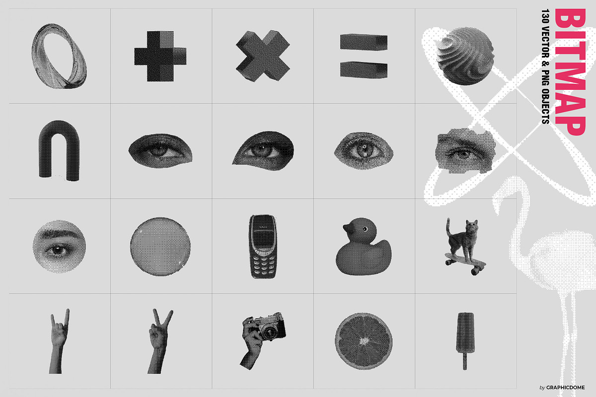 270 Dither Bitmap Vector & PNGs, an Object Graphic by Graphicdome (Photo 11 of 40)