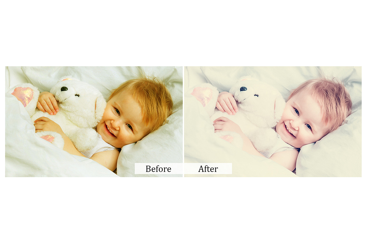15 Hello Baby Photoshop Actions, an Action Add-On by DreamColor (Photo 6 of 6)