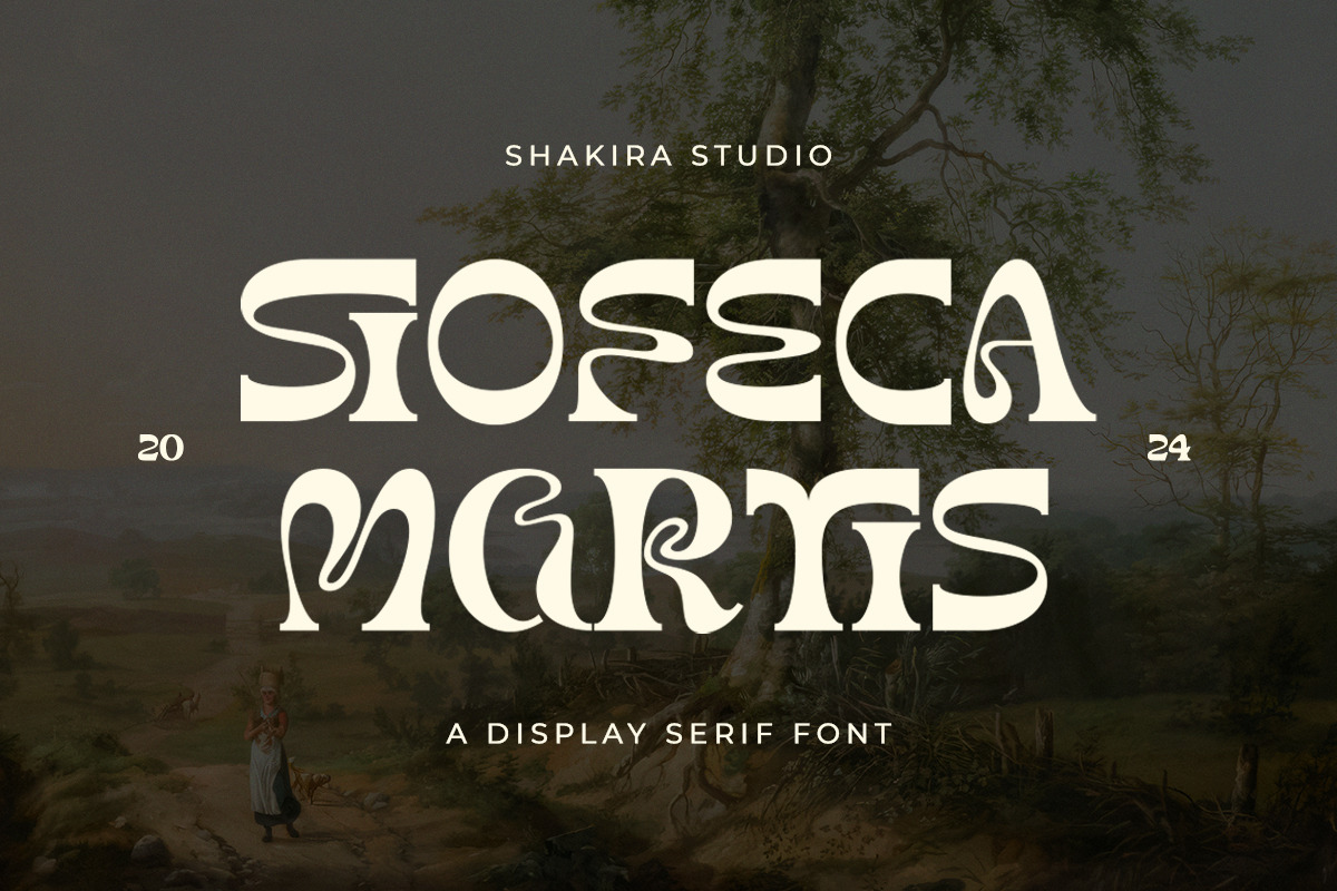 Siofeca Martis - Display Serif Font, a Serif Font by Shakira Studio (Photo 2 of 10)
