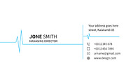 Clean Medical Business Card, a Business Card Template by DesignGhar (Thumbnail 4 of 4)