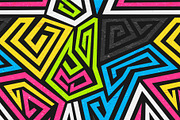Graffiti geometric pattern pack, a Pattern Graphic by Gudiny (Thumbnail 11 of 13)