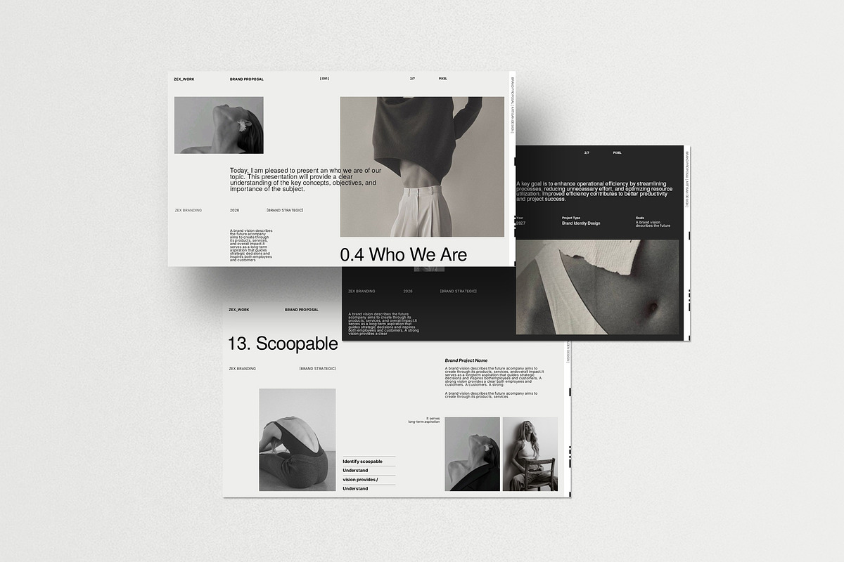 Zex Brand Proposal Presentation, a Presentation Template by Studio Artisan (Photo 4 of 9)
