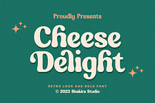 Cheese Delight- Retro Bold Font