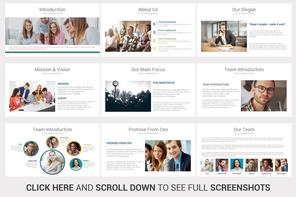 Change Management PowerPoint Designs, a Presentation Template by OceanArt
