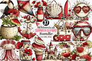 Whimsical Summer Clipart Bundle, an Illustration by Canvas Craft (Thumbnail 1 of 7)