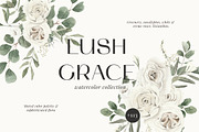 White roses spring flowers wedding, an Illustration by Grace Noboa Illustrations (Thumbnail 1 of 7)