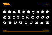 Aeonika - Futuristic Typeface, a Sans Serif Font by Aksapix Studio (Thumbnail 5 of 10)