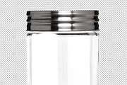 Clear Glass Jar with Metal Lid, a Packaging Mockup by Professional Assets (Thumbnail 4 of 4)