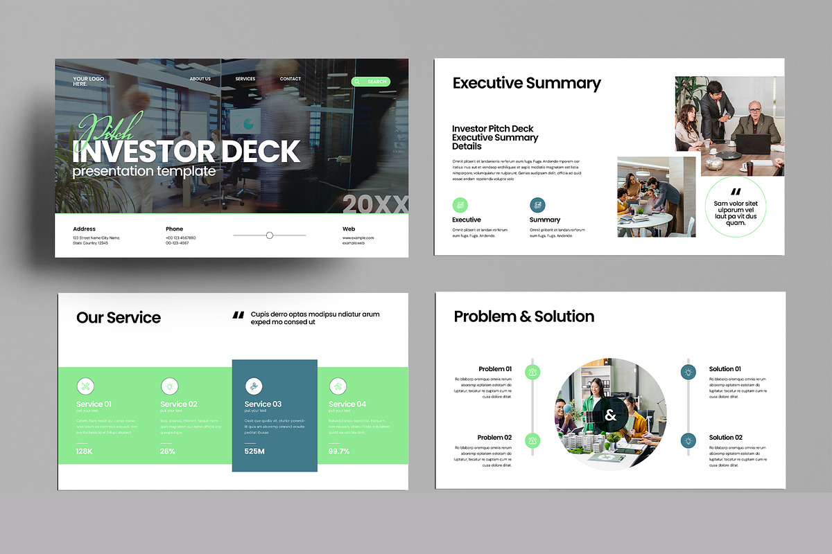 Investor Pitch Deck Presentation, a Presentation Template by MightyDesign (Photo 2 of 8)