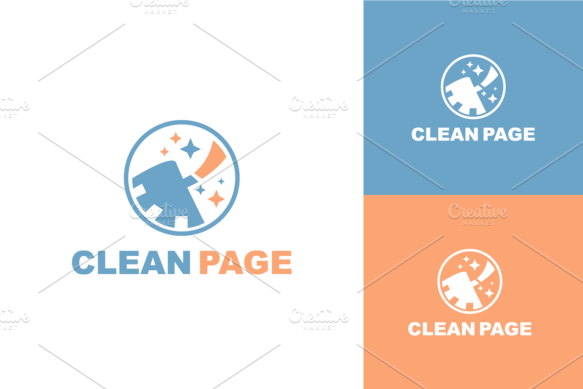 Clean Page Logo Vector Simple, a Branding & Logo Template by zaqilogo (Photo 1 of 2)
