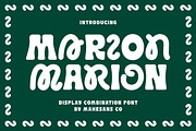 Marion - Display Combination Font, a Sans Serif Font by Mahesans Co (Thumbnail 1 of 11)