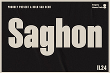 Saghon - Modern San Serif