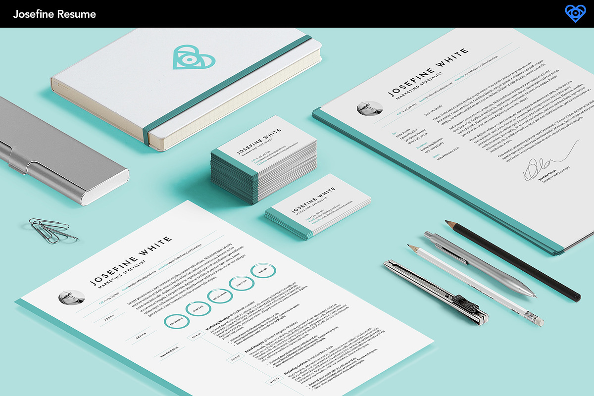 Pastel Resume, a Resume Template by ikono.me (Photo 6 of 6)
