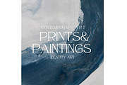 MODERN BLUE AND WHITE TEXTURE, a Texture Illustration by identity.ART (Thumbnail 8 of 9)