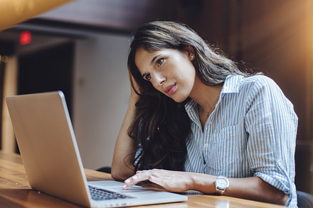 Business woman sitting by the table, a Person Photo by Anastasia Dudka