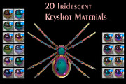 Iridescent Keyshot Materials, a Textures & Material 3D Model by Kseniya-Omega (Thumbnail 1 of 3)