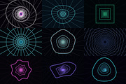 Infinite Neon Tunnels: 4K Loops, a Background Graphic by cheapmotiongraphics (Thumbnail 5 of 7)
