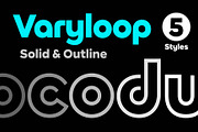 Varyloop Font Family, a Sans Serif Font by Arbuz (Thumbnail 1 of 10)