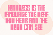 Kindness - Modern Sans Display Font, a Sans Serif Font by Pian45 Studio (Thumbnail 2 of 8)